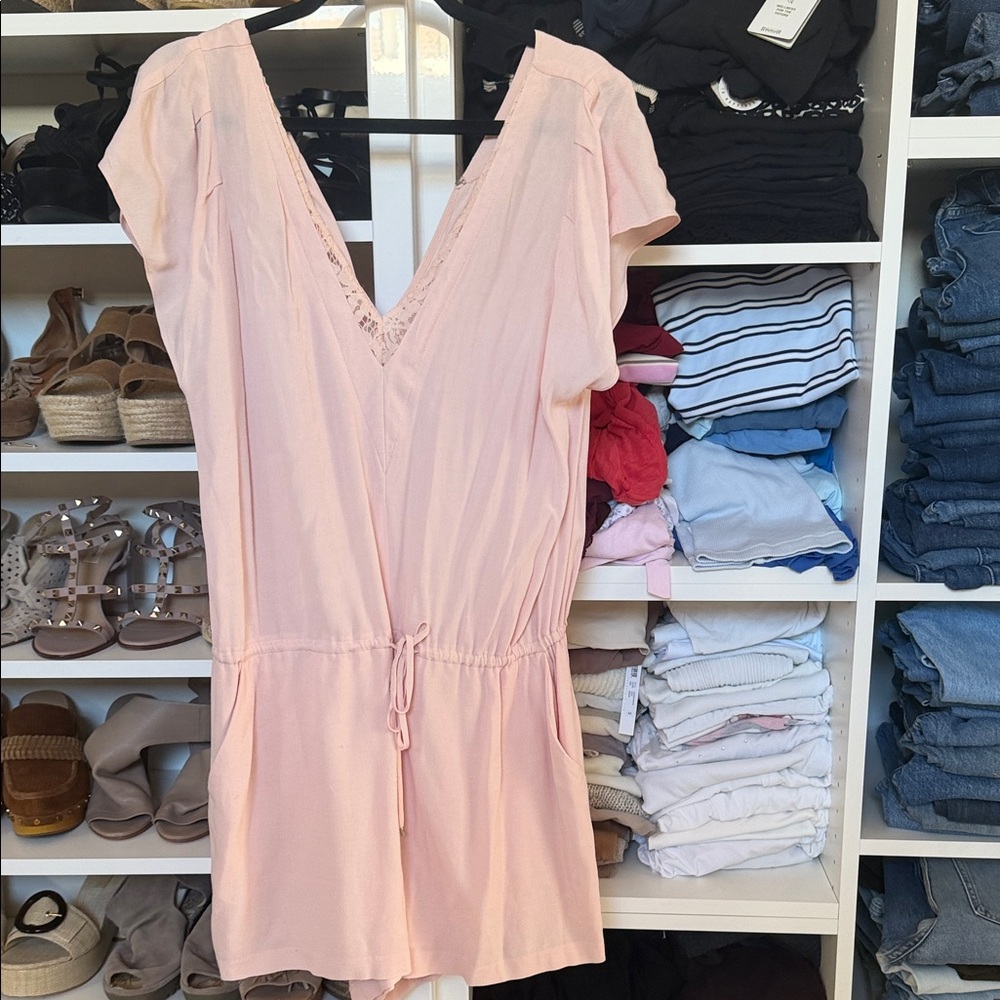 Rebecca Taylor Blush Pink Romper